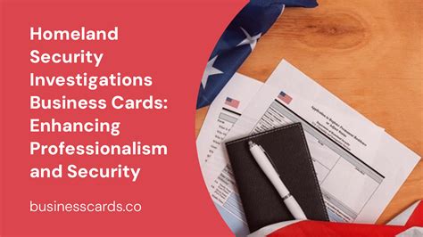 homeland security investigations business cards.